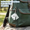 Elegaperma 50Pcs Slotted Key Tags Rack Plastic Key Tag with