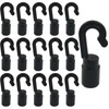 Litoexpe 16 Pcs Shock Cord Snap Hooks for 3/16 inch