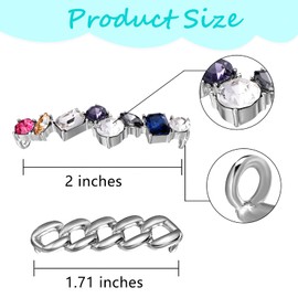 BEEFLYING 12 Pieces Shoelaces Decoration Clips Shoes Accessories Sneakers and Casual Shoes Decorative Labels Faux Pearl Rhinestone Shoes Ornaments for Sneakers Casual