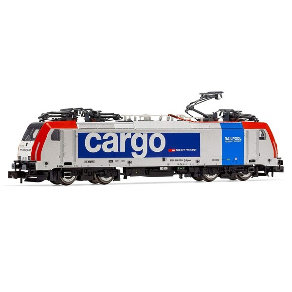 ARNOLD HN2459 SBB Cargo, Electric Locomotive Class 186, 186 181-4 Leased from RAILPOOL, Period VI