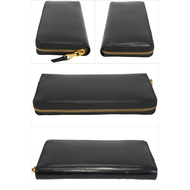 BlissLeather Craftsmanship of Florentine Leather [Top Italian Leather] Long Wallet,