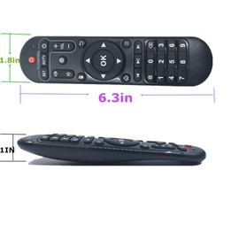 Original Replacement Remote Control Controller for Android TV Box MXQ Pro, MX10, T95M, T95Q. T9. T95mini mx9 H96 H96 pro+ H96max x96mini x96max v88 hk1max hk1play