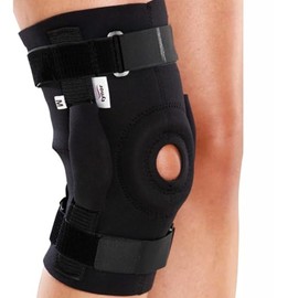 TYNOR Rodillera Mecánica Abierta- Neopreno- Crema - Modelo J15 (Mediana, ORTOPEDICO)