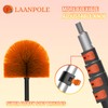 LAANPOLE 30FT (36FT Reach) Cobweb Duster with Extension Pole, Spider