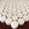 White Tealight Beeswax Candles BULK 100% Natural Handcrafted USA /