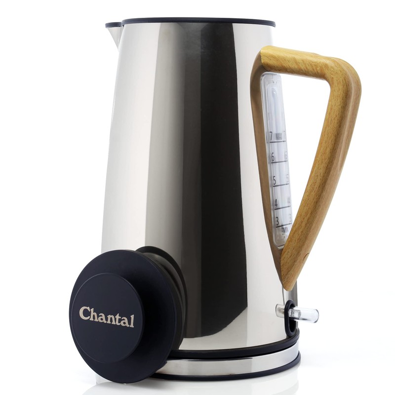Chantal Oslo Cordless Electric Kettle (Silver Polished)
