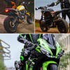 goodfitment - Bar End Motorcycle Mirrors, Universal Round 7/8" Handle