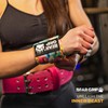 BEAR GRIP - Weight Lifting Wrist Support Bands (Pastel Purple)