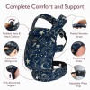 Adjustable Lightweight Baby Carrier with Lumbar Support - Perfect for