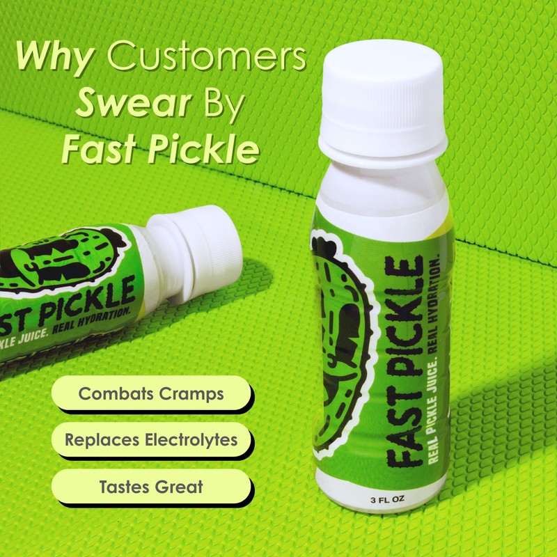 Fast Pickle Juice Pickle Shots For Leg Cramps Relief -