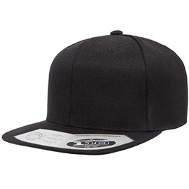 Flexfit Men's 110 Classic Snapback, Black, XX-Large