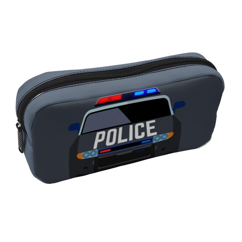ZCJB-WSRY Cool Police Car School Backpack with Lunch Box &