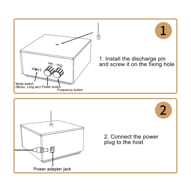 Bluetooth Music Coil Touchable Arc Speaker Wireless Transmission Experiment Desktop