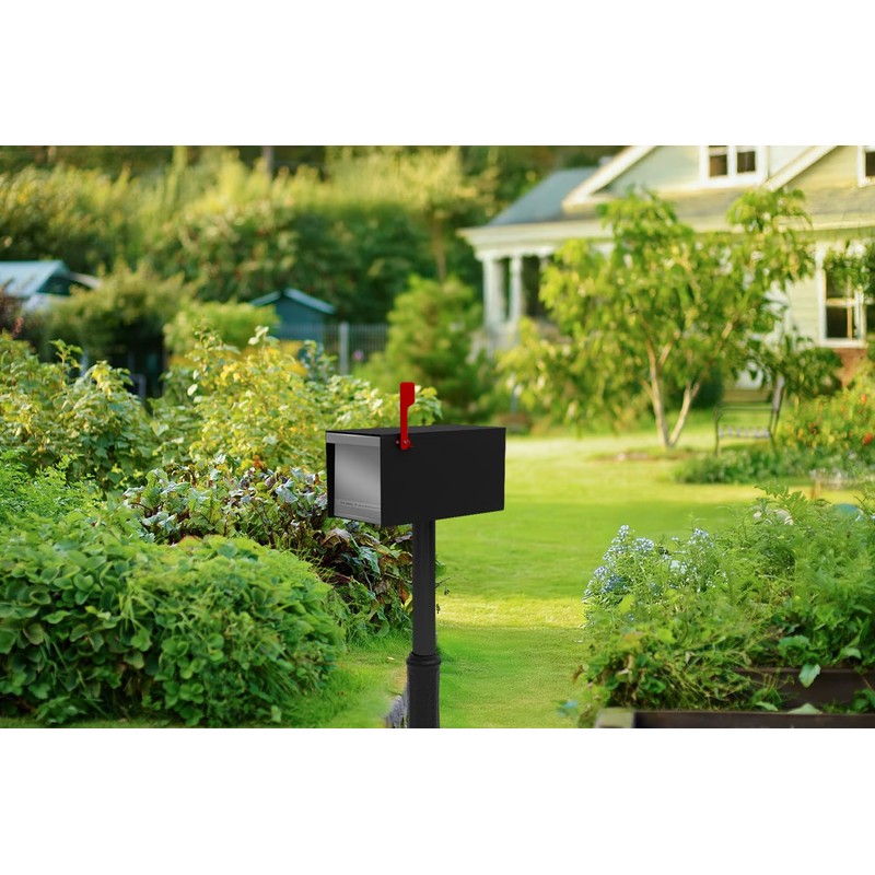 Architectural Mailboxes MailMax™ Heavy Duty, Modern Steel Metal Post Mounted