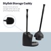 Casabella Brush Combo Plunger Black