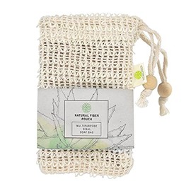 Vital Green Bolsa natural para jabn - Jabonera de Sisal con Propiedades Exfoliantes. Efecto Peeling, Aporta Vida, Luminosidad y Suavidad a Tu Piel....