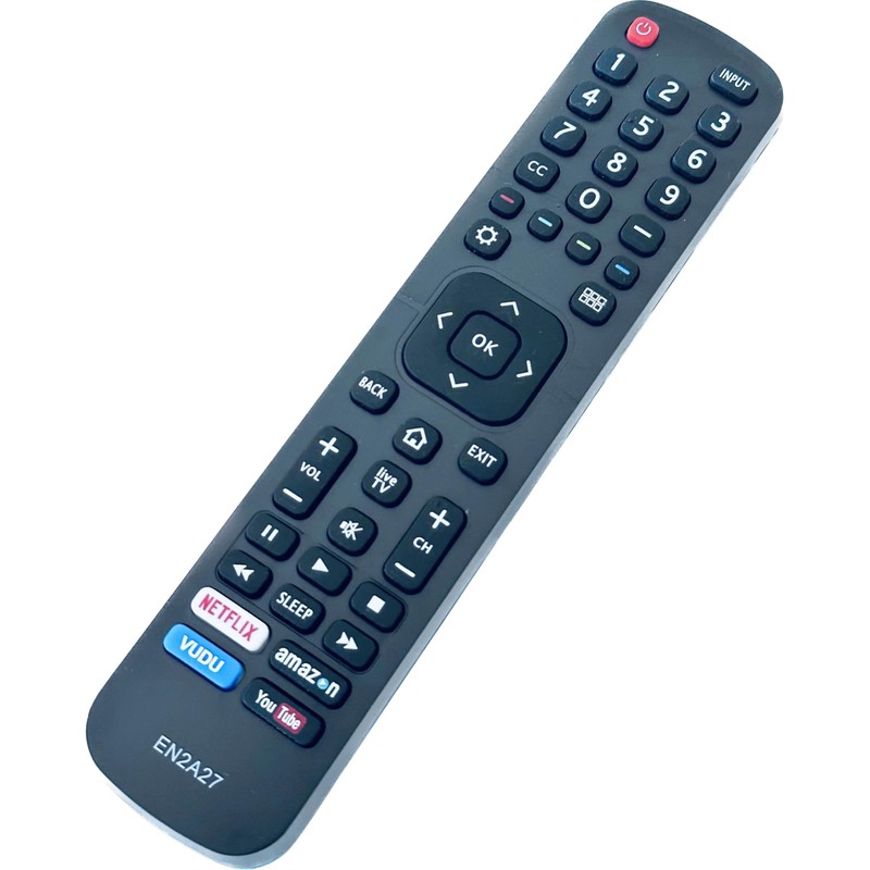 EN2A27 Replace Remote Compatible with Hisense Sharp TV 43H7C 43H5C
