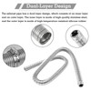 100cm Heater double-layer exhaust pipe with Clamps, Flexible auxiliary heater