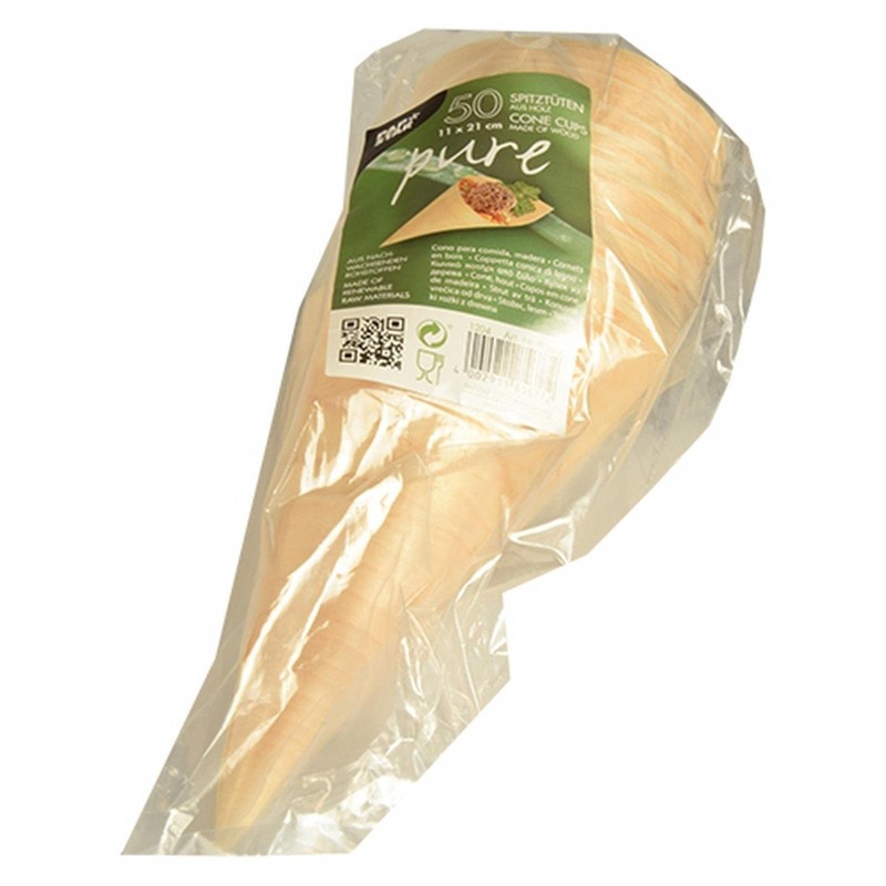 PAPSTAR 85677 Finger Food Spitztte Pure, Diameter 110 mm