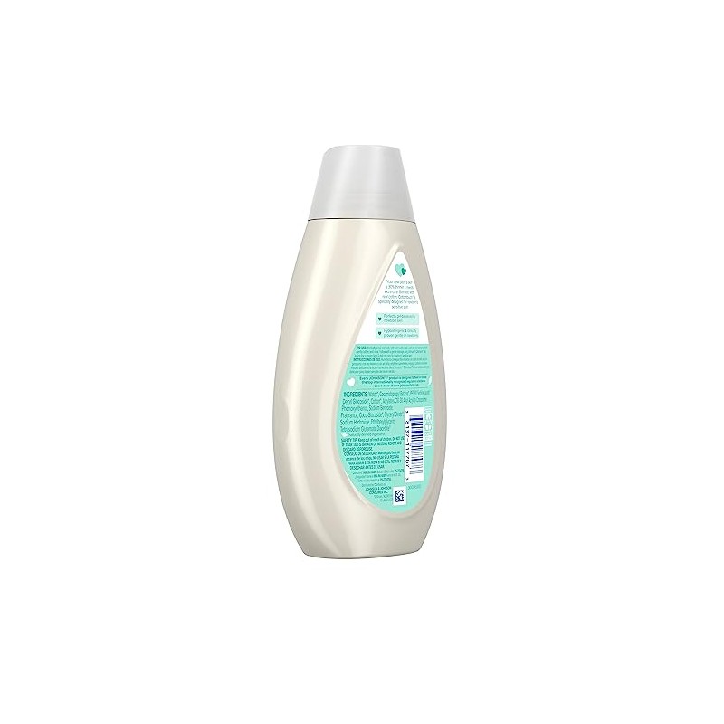 Johnson's CottonTouch Newborn Baby Wash & Shampoo, Made with Real