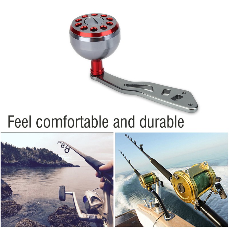 1Pc Durable Metal Handle Part Accessory for Abu Round Baitcast