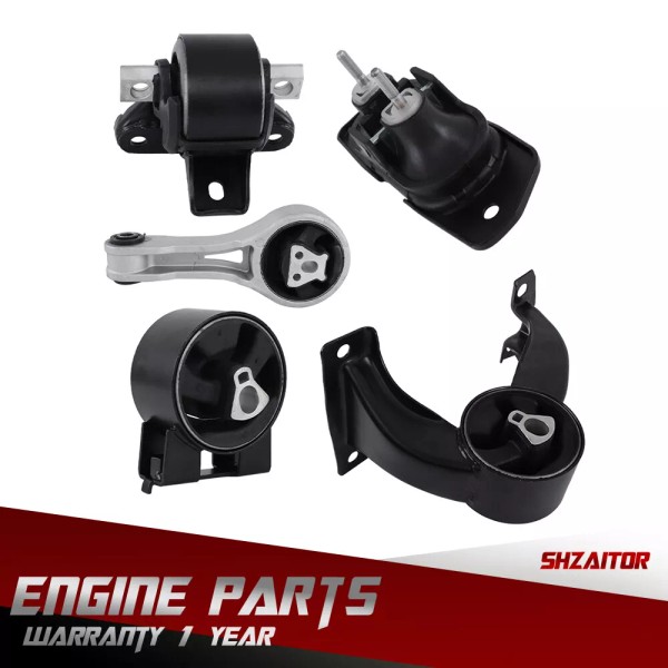 SHZAITOR Engine Mounts with Transmission Mount Set For Dodge Avenger
