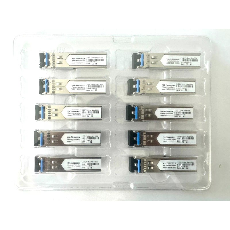 Ubiquiti UF-SM-1G Compatible 1000BASE-LX SFP 1310nm 10km Transceiver Module-8754