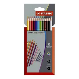 Stabilo Lapices De Dibujo Acuarelables Stabilo Aquacolor Con 12