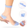 Hariendny 5 Pairs See-Through Socks Colorful Striped Dot Ultra-Thin Glass