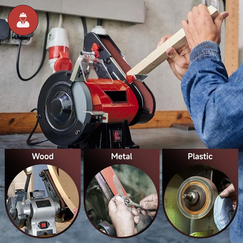 STEBRUAM Sanding Belt 25 x 762 mm,15PCS 80 Grit