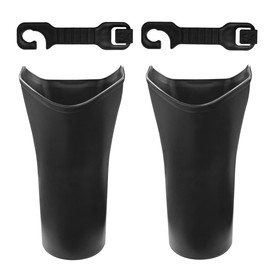 LAINLOY Car Umbrella Holder, Portable Trash Bucket Hook for Headrest, Waterproof Leakproof Car Umbrella Stand Rack, Car Trash Can, Car Organizer Interior Accessories for Vehicle, Home, Office (2PCS)