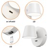 URSOLA Wall Light LED Wall Sconce with On/Off Switch USB