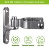 Insaga 2Pack Wall Mount Gate Hinge | 41mm Chain Link