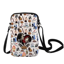 LEVLO Sweeney Todd Crossbody Bag Todd Fans Gift Sweeney Todd & Mrs. Lovett Shoulder Bag Sweeney Todd Merchandise, Todd C Bag