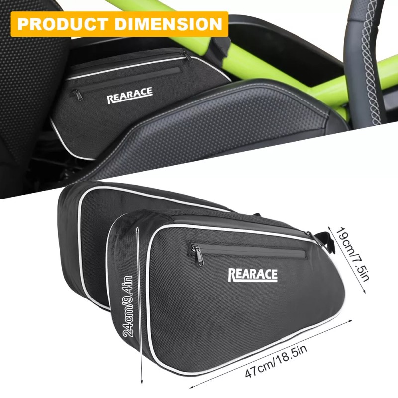 rearace Fit For Polaris Slingshot GT/S/SL/SLR 2019 ATV Waterproof Side