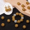 SUNNYCLUE 40Pcs Rhinestone Bubblegum Beads 20mm Disco Ball Bead Bulk