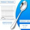 Soup Spoons Stainless Steel 24 Pcs Soup Spoon Sets Large