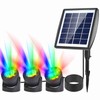 Solar Garden Light Water Resistant 2200mAh Solar Walkway Light for