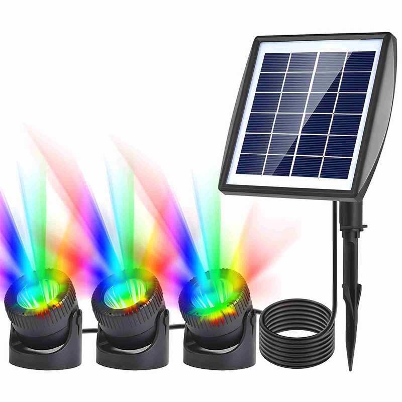 Solar Garden Light Water Resistant 2200mAh Solar Walkway Light for