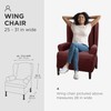 Maytex Pixel Ultra Soft Stretch Back Arm Furniture Cover Wine