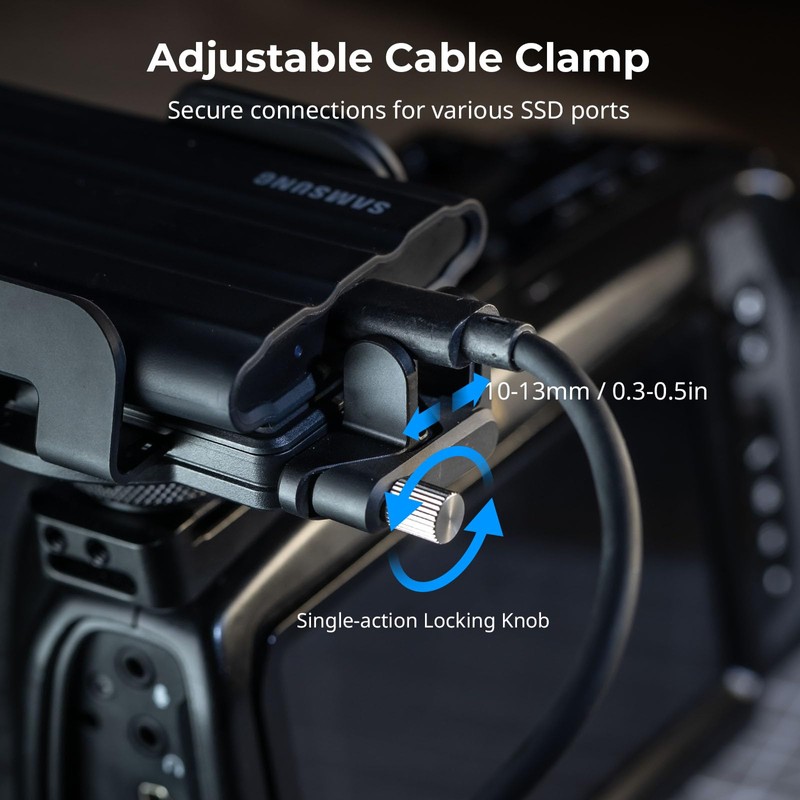 SMALLRIG Universal Mounting Clamp for External SSD 5196