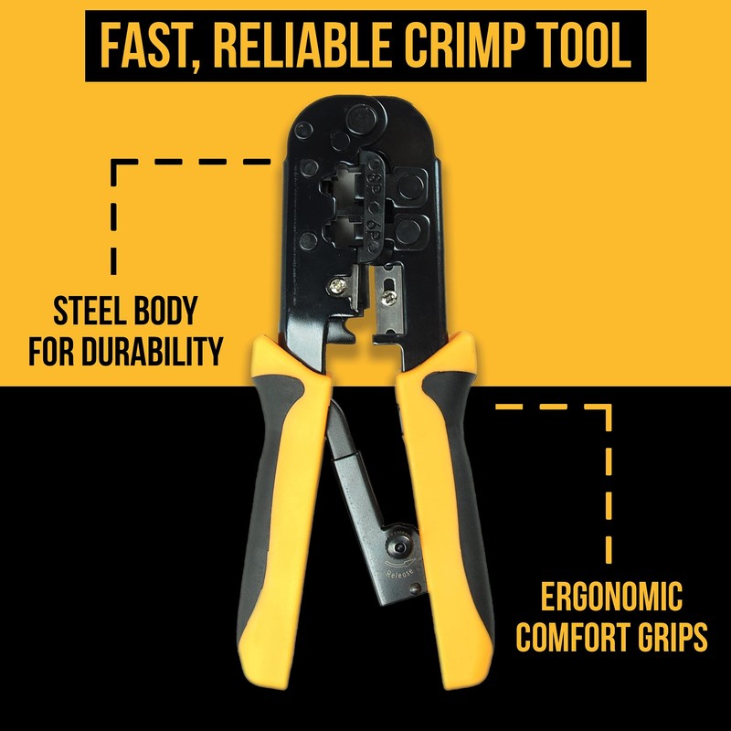 InstallerParts 10 in 1 Network Installation Tool Kit - Cables