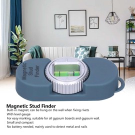 Magnetic Stud Finder Wall Scanner, 2 in 1 Digital Wall Detector Digital Level with LCD Display for Construction Carpenter Craftsman Renovation Home Professional(Grey)