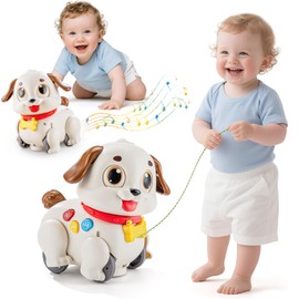 HOLA Baby Toys 6-12 Months Musical Dancing Puppy Tummy Time Toy, Toddler Learning Toys for 1 Year Old Girl Boy, 1st Birthday Gift for Boys & Girls Christmas Stocking Stuffers