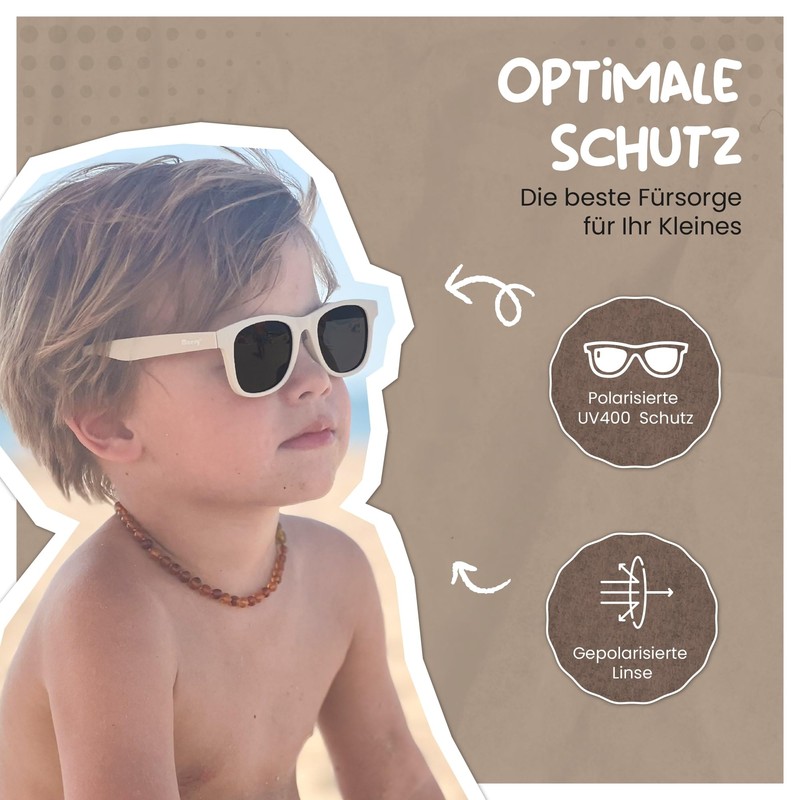 Maesy Children's Sunglasses 3-6 Years - UV400 Protection Polarised Lenses