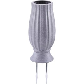 BOCOLA VASE Cemetery Vase for Grave Decorations with Metal Spike Headstones Flower Holder fo