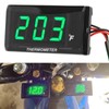 Motorcycle Digital Thermometer, DC 12V Ultra Thin Water Temperature Meter