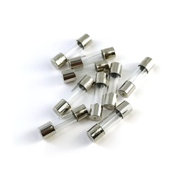 Vigor Source 3.5A 250V Glass Slow Blow Fuse, 5x20MM (3/16x3/4 in), 20/Pack, UL, DIN 72581-3 Listed