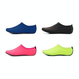 NPF Aqua Shoes 4 Colors Water Park Men's and Women's Water Play Aqua Shoes Swimming Pool Shoes Navy/XS (200 210) 3ea