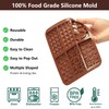PiiiinkHot Thin Silicone Chocolate Bar Mold | 2-Pack 6-Cavity Break-Apart